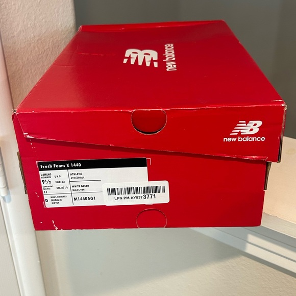 New Balance Fresh Foam X 1440  White Kelly Green Men Running M1440AG1 SZ 9.5 - Picture 8 of 10